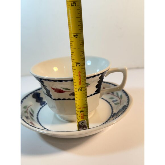 Adams Lancaster English Ironstone Teacup And Saucer - Picture 5 of 8